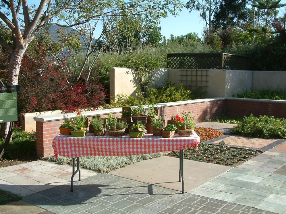Picnic Table of Pots